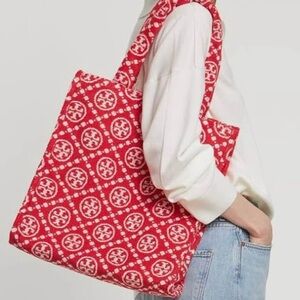 T monogram terry cloth Tote Bag